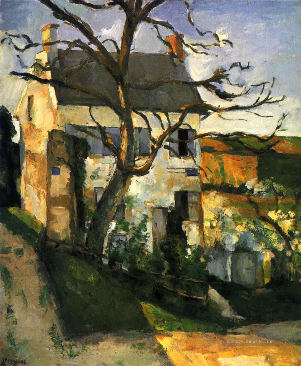Das Haus und der Baum Paul Cezanne Ölgemälde